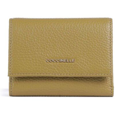 Coccinelle Metallic Soft Geldbörse, oliv Coccinelle Metallic Soft Geldbörse, oliv