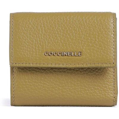 Coccinelle Metallic Soft Geldbörse, oliv Coccinelle Metallic Soft Geldbörse, oliv