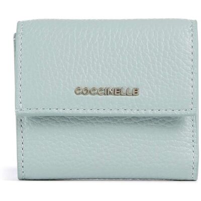 Coccinelle Metallic Soft Geldbörse, petrol Coccinelle Metallic Soft Geldbörse, petrol