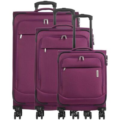 Travelite Priego Kofferset, lila Travelite Priego Kofferset, lila
