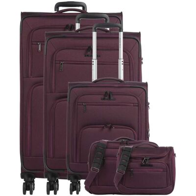 Travelite Cubis Kofferset, lila Travelite Cubis Kofferset, lila