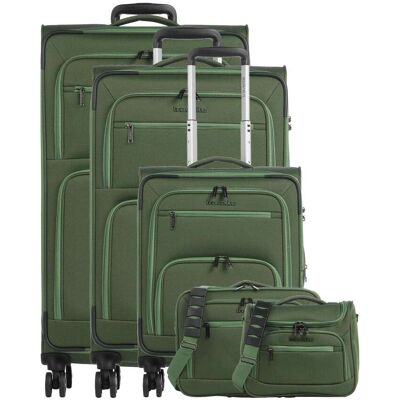 Travelite Cubis Kofferset, grün Travelite Cubis Kofferset, grün