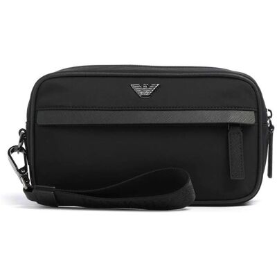 Giorgio Armani Emporio Armani Nylon Recycled Kulturbeutel, schwarz Giorgio Armani Emporio Armani Nylon Recycled Kulturbeutel, schwarz
