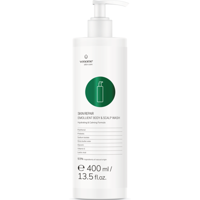Venome Skin Repair - emollient body & scalp wash 400ml Venome Skin Repair - emollient body & scalp wash 400ml