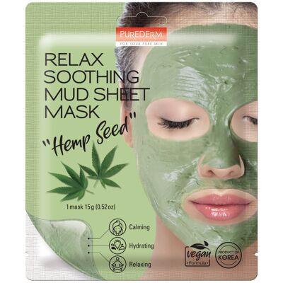 PUREDERM Beruhigende Schlammmaske mit Hanfsamen 15g PUREDERM Beruhigende Schlammmaske mit Hanfsamen 15g