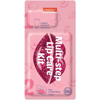 Purederm Multi-step LIP Care Kit - Peeling und Lippenmaske Purederm Multi-step LIP Care Kit - Peeling und Lippenmaske