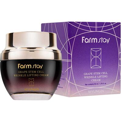 FARM STAY Farmstay Traubenstammzellen-Falten-Lifting-Creme 50 ml - Gesichtspflege mit Traubenextrakt FARM STAY Farmstay Traubenstammzellen-Falten-Lifting-Creme 50 ml - Gesichtspflege mit Traubenextrakt