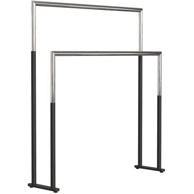 FROST NOVA2 Doppelter Handtuchständer - Edelstahl Elegantes Design FROST NOVA2 Doppelter Handtuchständer - Edelstahl Elegantes Design
