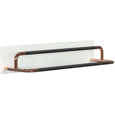 Frost Signatures RADA Wand-Schuhehalter - 60cm - Mattweiß/Poliert Kupfer Frost Signatures RADA Wand-Schuhehalter - 60cm - Mattweiß/Poliert Kupfer