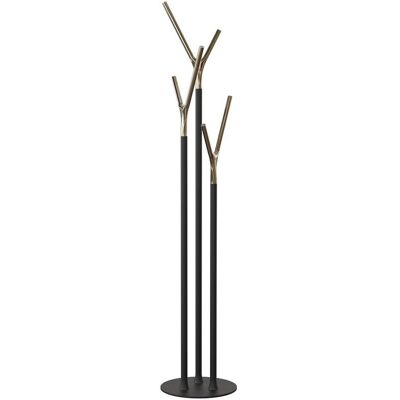 Frost Wishbone Kleiderständer (schwarz matt / gold poliert) schwarz matt / gold poliert Frost Wishbone Kleiderständer (schwarz matt / gold poliert) schwarz matt / gold poliert
