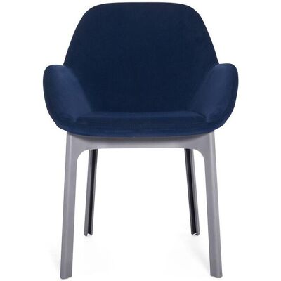 Kartell Clap Sessel (grau / Stoff Aquaclean® blau) grau / Stoff Aquaclean® blau Kartell Clap Sessel (grau / Stoff Aquaclean® blau) grau / Stoff Aquaclean® blau