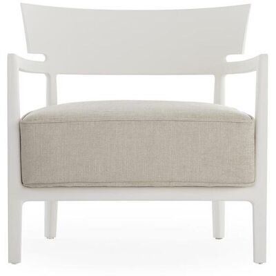 Kartell Cara Mat Sessel (weiß / Stoff Solid beige) weiß / Stoff Solid beige Kartell Cara Mat Sessel (weiß / Stoff Solid beige) weiß / Stoff Solid beige
