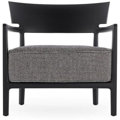 Kartell Cara Mat Sessel (schwarz / Stoff Fancy beige) schwarz / Stoff Fancy beige Kartell Cara Mat Sessel (schwarz / Stoff Fancy beige) schwarz / Stoff Fancy beige