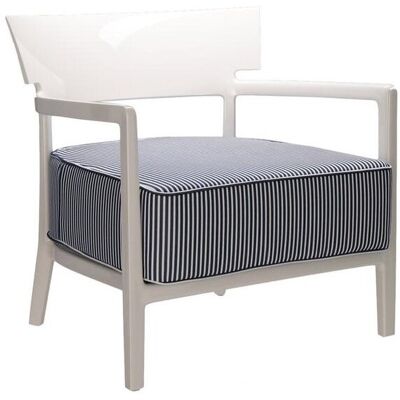Kartell Cara Outdoor Sessel (blau, elfenbein) blau elfenbein Kartell Cara Outdoor Sessel (blau, elfenbein) blau elfenbein