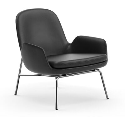Normann Copenhagen Low Loungesessel (schwarz, chrom, Sørensen Læder Ultra Le... schwarz chrom Sørensen Læder Ultra Leder Normann Copenhagen Low Loungesessel (schwarz, chrom, Sørensen Læder Ultra Le... schwarz chrom Sørensen Læder Ultra Leder