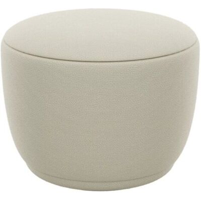 Blomus KUON Pouf - Beige - 45cm H - 48cm Ø - Modernes Design Blomus KUON Pouf - Beige - 45cm H - 48cm Ø - Modernes Design