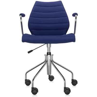 Kartell Maui Soft Bürostuhl (Trevira Blau) Trevira Blau Kartell Maui Soft Bürostuhl (Trevira Blau) Trevira Blau