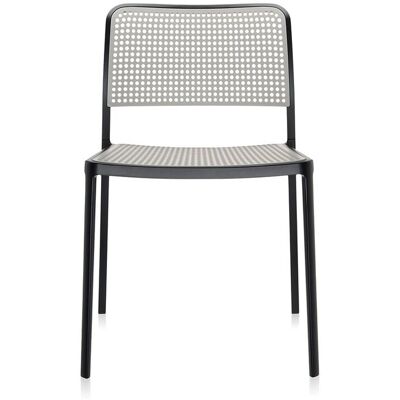 Kartell Audrey Stuhl (schwarz / grau) schwarz / grau Kartell Audrey Stuhl (schwarz / grau) schwarz / grau