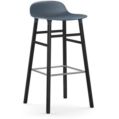 Normann Copenhagen Barhocker (blau, Eiche schwarz, Kunststoff, H 75cm) blau Eiche schwarz Kunststoff H 75cm Normann Copenhagen Barhocker (blau, Eiche schwarz, Kunststoff, H 75cm) blau Eiche schwarz Kunststoff H 75cm