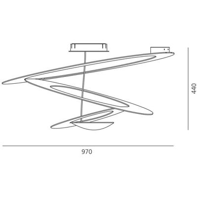 Artemide Pirce LED Deckenleuchte (weiß, extra-warmweiß (2700 K)) weiß extra-warmweiß (2700 K) Artemide Pirce LED Deckenleuchte (weiß, extra-warmweiß (2700 K)) weiß extra-warmweiß (2700 K)