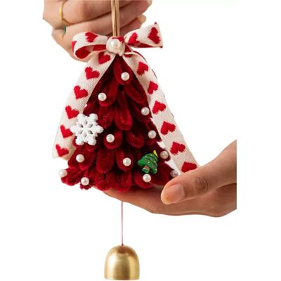 INF Weihnachts-Twist-Stick-Glockenornament-Set - DIY Baum- & Auto-Hängedekoration INF Weihnachts-Twist-Stick-Glockenornament-Set - DIY Baum- & Auto-Hängedekoration
