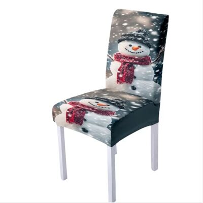 INF Festlicher Weihnachts-Stuhlbezug - Dekorative Stuhlhusse für festliche Atmosphäre INF Festlicher Weihnachts-Stuhlbezug - Dekorative Stuhlhusse für festliche Atmosphäre
