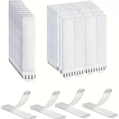 INF Abnehmbare Klebestreifen Klettverschluss - 19x92mm, 12 Paare/Packung INF Abnehmbare Klebestreifen Klettverschluss - 19x92mm, 12 Paare/Packung
