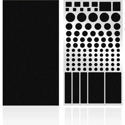 INF LED-Licht-Dimmaufkleber (2er-Pack): Quadratische und 100er-Form Blackout-Abdeckungen INF LED-Licht-Dimmaufkleber (2er-Pack): Quadratische und 100er-Form Blackout-Abdeckungen