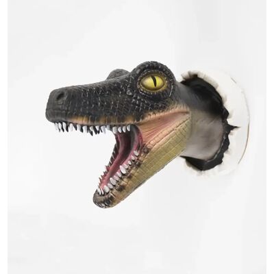 INF Velociraptor Wandkopf aus Latex-Schaum – realistisches, leichtes 3D-Wanddekor für Bar und Wohnzimmer INF Velociraptor Wandkopf aus Latex-Schaum – realistisches, leichtes 3D-Wanddekor für Bar und Wohnzimmer