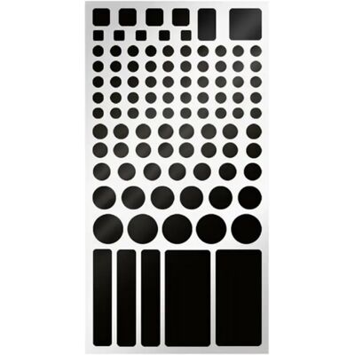 INF LED Licht Dimm Aufkleber - Blackout Aufkleber für Elektronik INF LED Licht Dimm Aufkleber - Blackout Aufkleber für Elektronik