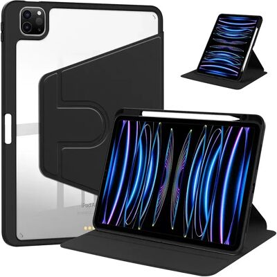 INF Drehbarer Ständer Kompatibel mit iPad Pro 13 (2024) - PU Acryl Schutzhülle mit Stifthalter INF Drehbarer Ständer Kompatibel mit iPad Pro 13 (2024) - PU Acryl Schutzhülle mit Stifthalter
