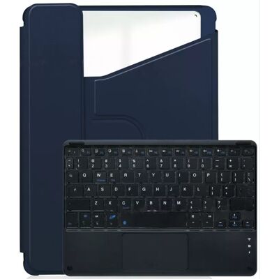 INF 360° Drehbarer Ständer Bluetooth Tastatur Hülle kompatibel mit iPad Pro 11 (2018/2020/2021/2022) - Dunkelblau INF 360° Drehbarer Ständer Bluetooth Tastatur Hülle kompatibel mit iPad Pro 11 (2018/2020/2021/2022) - Dunkelblau