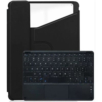 INF 360° Drehbarer Ständer Bluetooth Tastatur Hülle kompatibel mit 2024 iPad Air 11 - Schwarzes PU-Leder INF 360° Drehbarer Ständer Bluetooth Tastatur Hülle kompatibel mit 2024 iPad Air 11 - Schwarzes PU-Leder