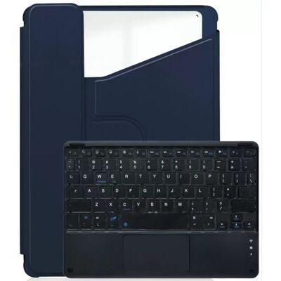 INF 360° Drehbarer Ständer Bluetooth Tastatur Hülle kompatibel mit iPad Air 4/Air 5 10.9'' - Dunkelblau INF 360° Drehbarer Ständer Bluetooth Tastatur Hülle kompatibel mit iPad Air 4/Air 5 10.9'' - Dunkelblau