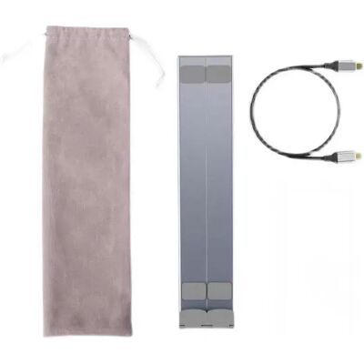 INF Dual Rod Sechs-in-Eins Laptop Docking Station Ständer - Silber Aluminiumlegierung mit erweiterbaren USB-Anschlüssen INF Dual Rod Sechs-in-Eins Laptop Docking Station Ständer - Silber Aluminiumlegierung mit erweiterbaren USB-Anschlüssen