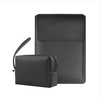 INF PU Leder Laptop Hülle mit Ständer & Netzteiltasche - Kompatibel mit Huawei, Samsung, APPLE, Garmin 13,3 Zoll/14 Zoll INF PU Leder Laptop Hülle mit Ständer & Netzteiltasche - Kompatibel mit Huawei, Samsung, APPLE, Garmin 13,3 Zoll/14 Zoll
