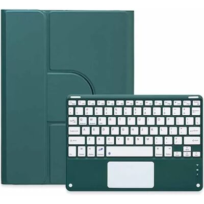 INF Bluetooth Tastatur Magnetische Hülle - Dunkelgrün mit Quadratischen Tastenkappen (Touchpad) Kompatibel mit iPad Air 4/Air 5 INF Bluetooth Tastatur Magnetische Hülle - Dunkelgrün mit Quadratischen Tastenkappen (Touchpad) Kompatibel mit iPad Air 4/Air 5