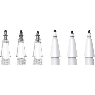INF Ersatzspitzen-Set für Stylus, Mehrfarbig, PA6+Kupfer, Gewinde-Schraubverschluss, 2B & 4B, Anti-Rutsch papierähnlich, INF Ersatzspitzen-Set für Stylus, Mehrfarbig, PA6+Kupfer, Gewinde-Schraubverschluss, 2B & 4B, Anti-Rutsch papierähnlich,