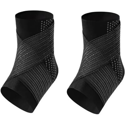INF Sport-Knöchelbandage (verbessertes Silikonband) XXL Schwarz INF Sport-Knöchelbandage (verbessertes Silikonband) XXL Schwarz