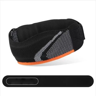 INF Verstellbarer Patellakompressions-Kniegurt mit Silikon-Stoßdämpferpolster für Sport Schwarz INF Verstellbarer Patellakompressions-Kniegurt mit Silikon-Stoßdämpferpolster für Sport Schwarz