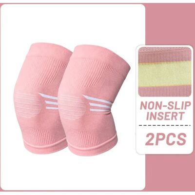 INF Extra breite & dicke Kniebandagen Paar 3XL – atmungsaktives Nylon, rutschfester Sitz für 75-95kg, Sommer-Sport Rosa INF Extra breite & dicke Kniebandagen Paar 3XL – atmungsaktives Nylon, rutschfester Sitz für 75-95kg, Sommer-Sport Rosa