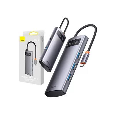 Baseus Graue 4-in-1 USB-C Dockingstation Baseus Graue 4-in-1 USB-C Dockingstation