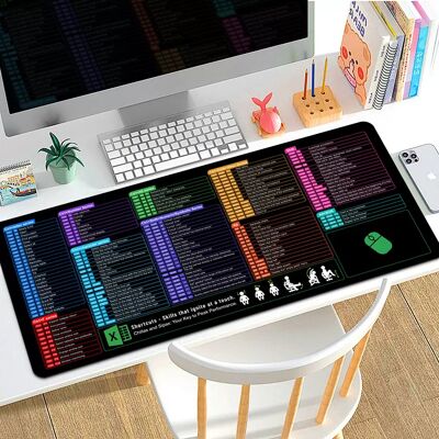 INF Englisch Shortcut Mauspad - Erhöhte Produktivität XL Modell 4 INF Englisch Shortcut Mauspad - Erhöhte Produktivität XL Modell 4