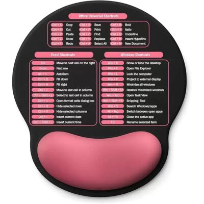 INF Excel Büro Handgelenkauflage Mauspad - Komfort und Effizienz Rosa INF Excel Büro Handgelenkauflage Mauspad - Komfort und Effizienz Rosa