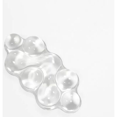 INF Transparentes Silikon-Mauspad – Ergonomische Handgelenkstütze für Komfort Weiß INF Transparentes Silikon-Mauspad – Ergonomische Handgelenkstütze für Komfort Weiß