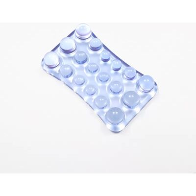 INF Transparentes Silikon-Mauspad – Ergonomische Handgelenkstütze für Komfort Blau INF Transparentes Silikon-Mauspad – Ergonomische Handgelenkstütze für Komfort Blau