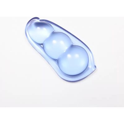 INF Transparentes Silikon Mauspad - Ergonomische Handgelenkstütze für Komfort Blau INF Transparentes Silikon Mauspad - Ergonomische Handgelenkstütze für Komfort Blau