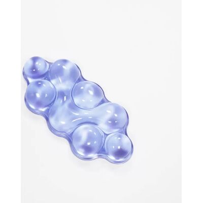 INF Transparentes Silikon-Mauspad – Ergonomische Handgelenkstütze für Komfort Blau INF Transparentes Silikon-Mauspad – Ergonomische Handgelenkstütze für Komfort Blau