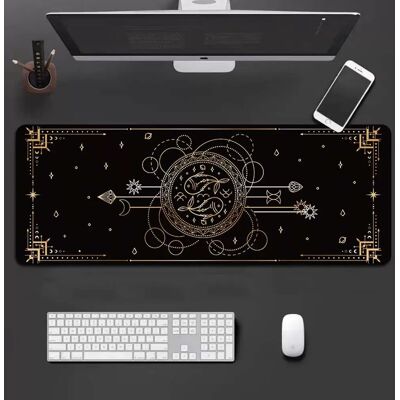 INF Übergroßes Gaming-Mauspad mit Sternzeichen-Design - Fische (40x90cm) mit vernähten Kanten INF Übergroßes Gaming-Mauspad mit Sternzeichen-Design - Fische (40x90cm) mit vernähten Kanten