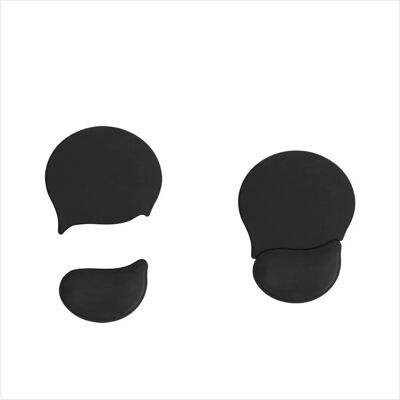 INF Geteilte Ergonomische Silikon Handgelenkauflage Mauspad - Anpassbar & Rutschfest INF Geteilte Ergonomische Silikon Handgelenkauflage Mauspad - Anpassbar & Rutschfest